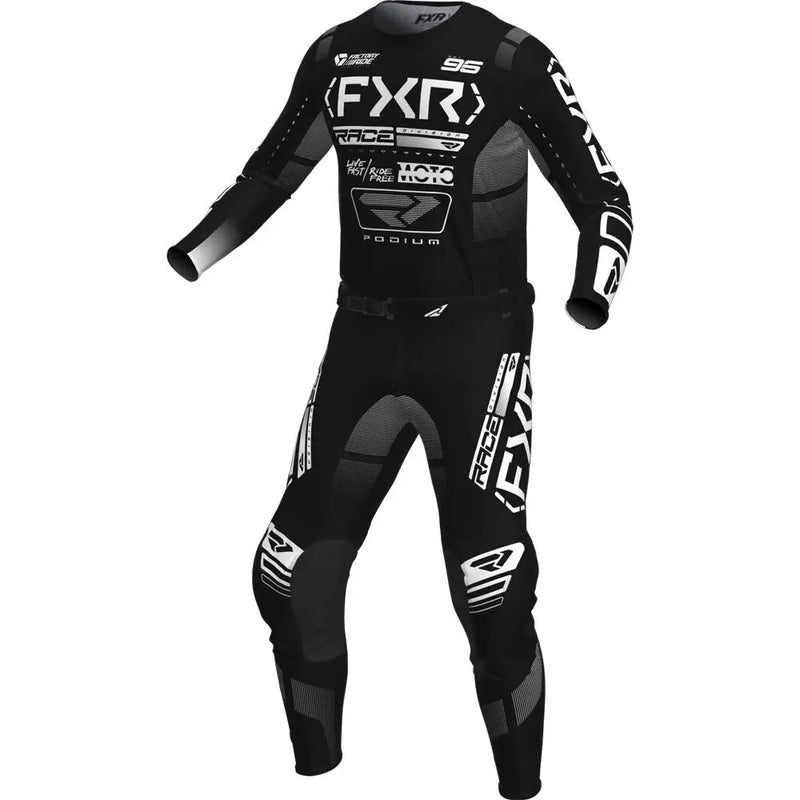Kit Motocross FXR 2025 – Completo Maglia + Pantaloni Enduro MX, Set Abbigliamento Moto Off-Road Unisex - Campeda
