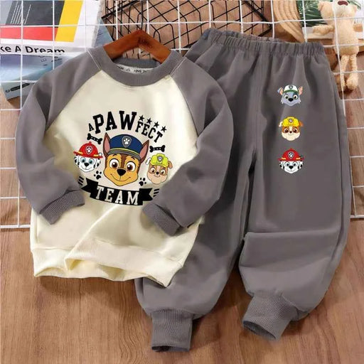 Set 2 Pezzi PAW Patrol per Bambini: Felpe con Stampa e Cuciture a