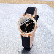 Set Donna 5 Pezzi con Orologio e Bracciali – Elegante con Strass, Perfetto Regalo - Campeda