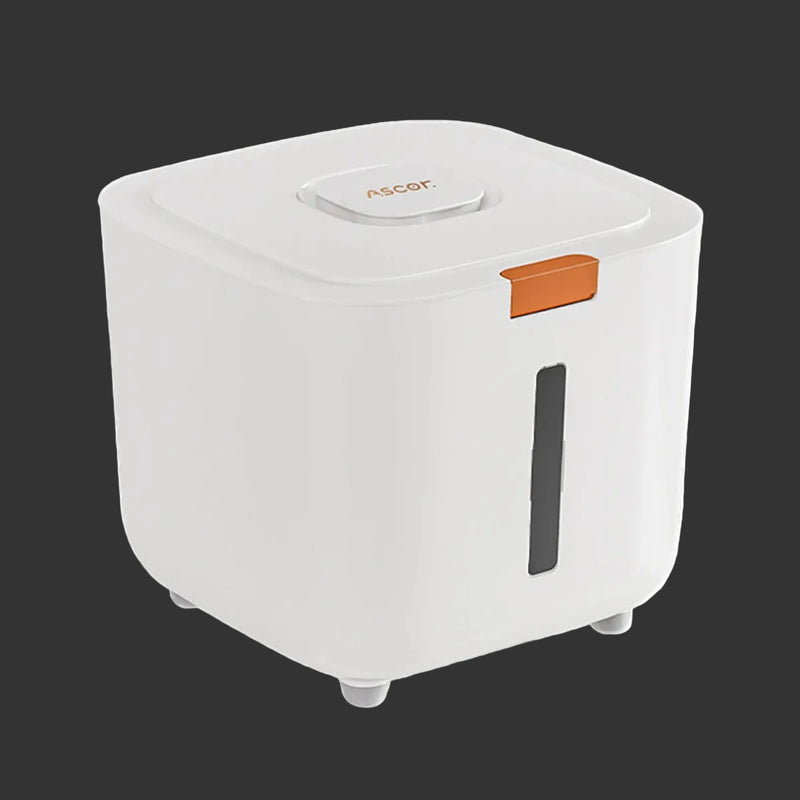 Dispenser Alimentare Rotante 360° a 6 Scomparti Contenitore ermetico da cucina per cereali, riso e alimenti secchi
