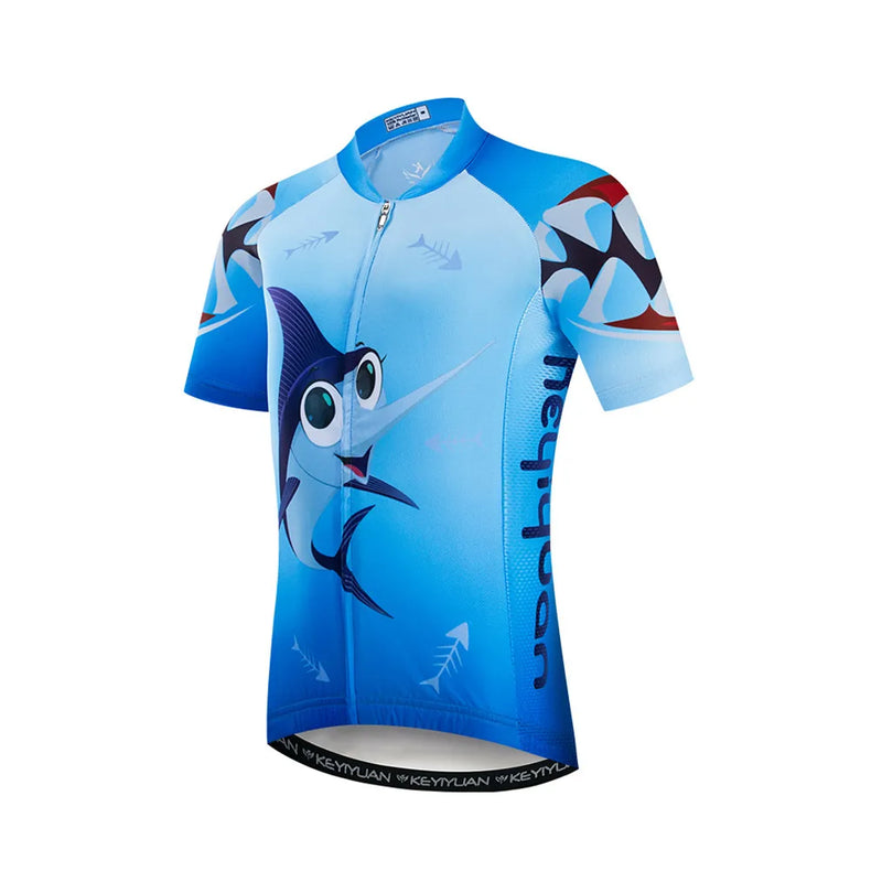 2022 maglia da ciclismo Kids Boy Girl Bike Mountain MTB Shirt manica corta - immagine 7