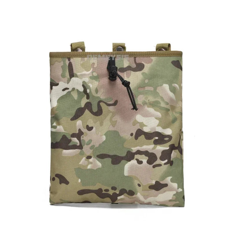 Tasca tattica Molle Dump Magazine Pouch Mag Drop Pouches Caccia CS Pistola - immagine 8