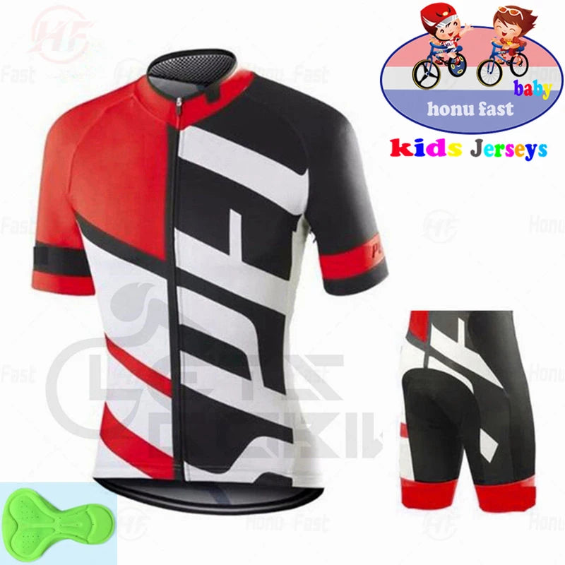 Completo Ciclismo Bambino/a Traspirante ad Asciugatura Rapida - immagine 8