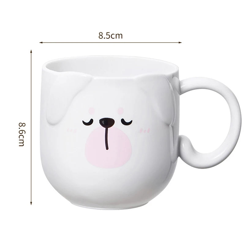 Cute Cat collutorio mug tazza per spazzolino da denti Home Travel Cartoon addensato Wash Cup tazze di plastica