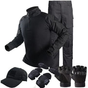 Abiti uniformi tattici Milit Tuta mimetica da esterno Camicie caccia Pantaloni - immagine 14