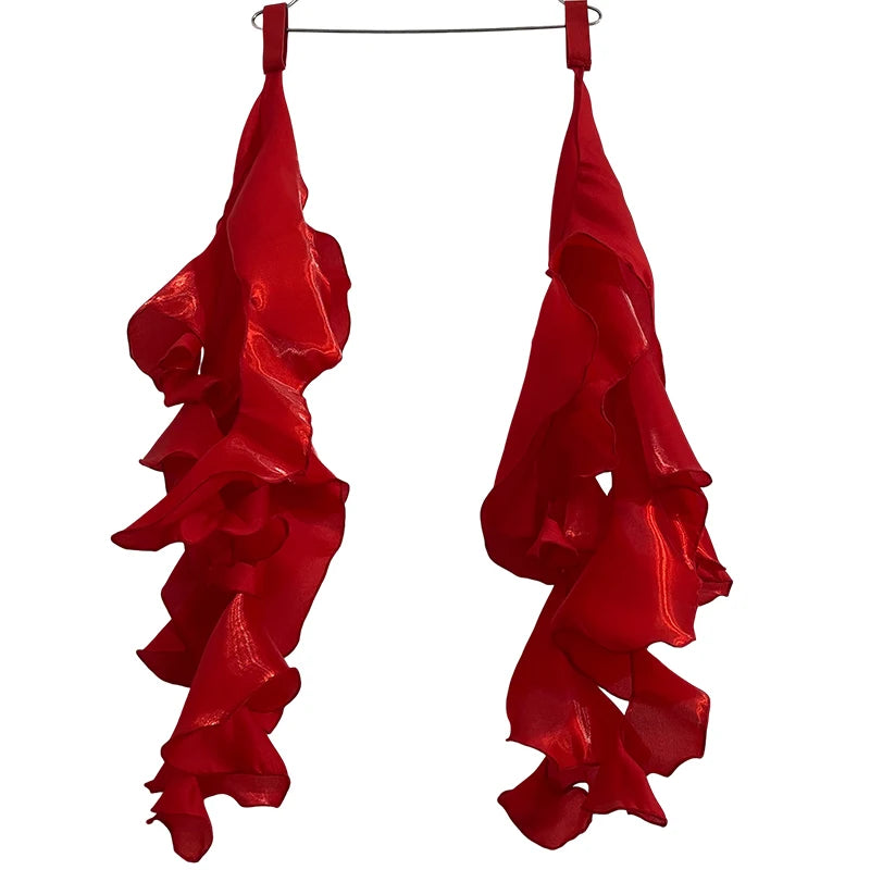 1 paio di nastri da polso eleganti e fluidi 75 cm per danza - 9 - immagine 10
