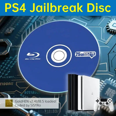 PS4 Jailbreak Disc - Stivale da 1 clic All-in-One per FW 9.0-12.02 - Non è necessario il PC! Gioca ai giochi di backup, allevamento a casa sul tuo PlayStation 4