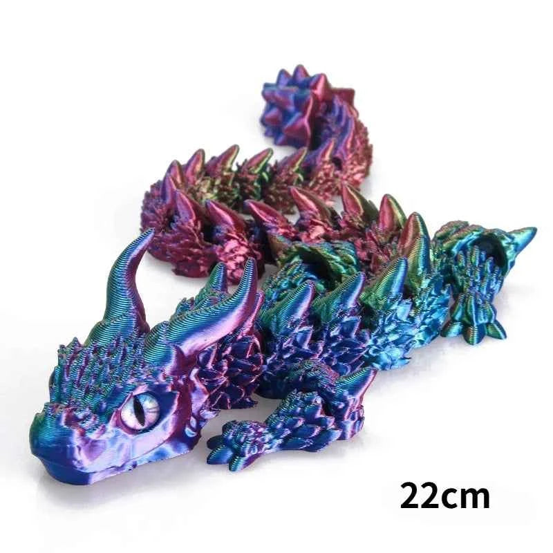 3D Stampato Drago Magico Mobile Comune Agitarsi Giocattolo Girevole Articolato Ufficio Desktop Ornamento Adulti Giocattolo Del Capretto Artigianato Regalo