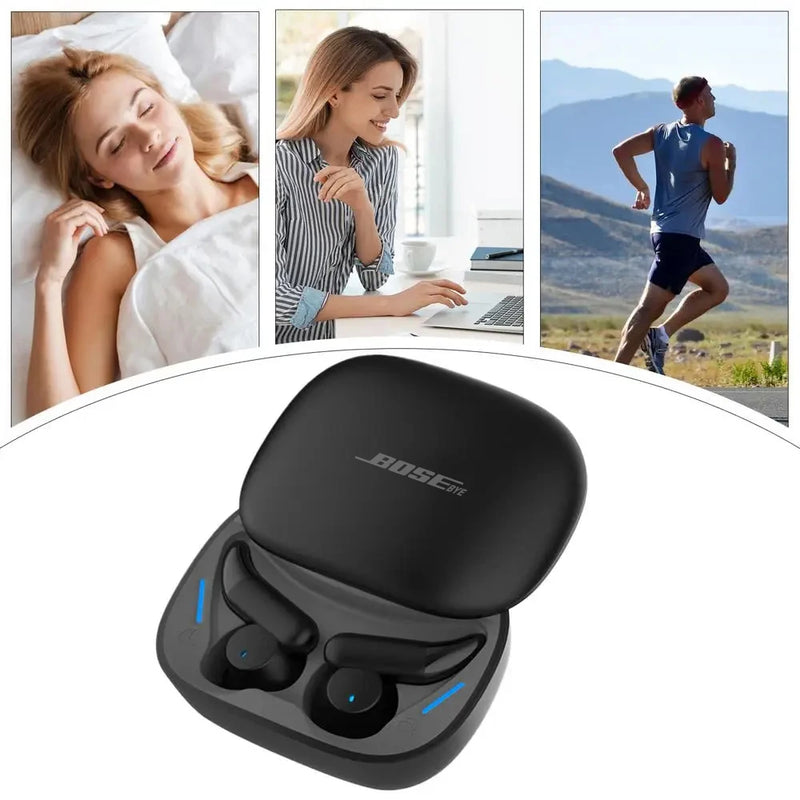 BOSE & bye C27 Cuffia Bluetooth senza fili Auricolari in-ear Riduzione del rumore del sonno Copertura scorrevole Cuffie sportive/giochi con microfono