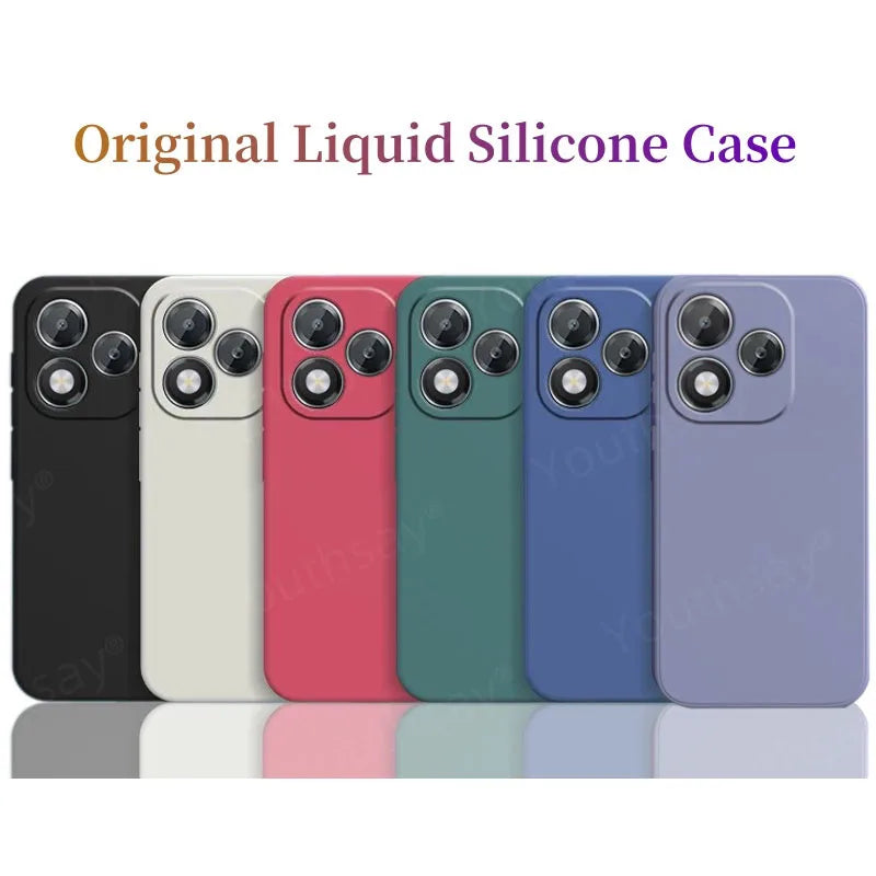 Custodia di lusso per Honor 400 Lite Cover Honor 400 Lite Fundas Coque Custodia morbida originale in silicone liquido TPU per telefono Honor 400 Lite