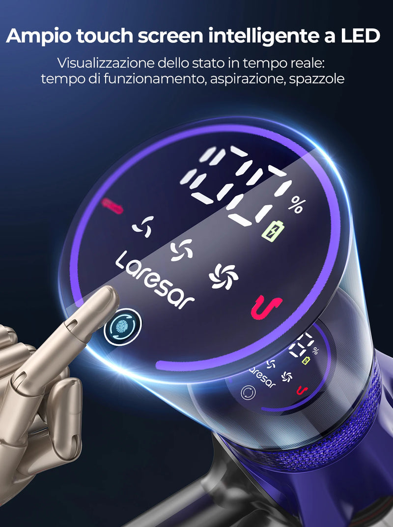 Laresar V7 500W 50000Pa Batteria a scarica aspirapolvere Palmare Smart Home Appliance - immagine 3
