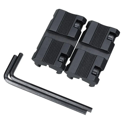MAGORUI 2 pz Tattico Picatinny 11mm A Coda di Rondine 7/8 "20mm Weaver - immagine 2