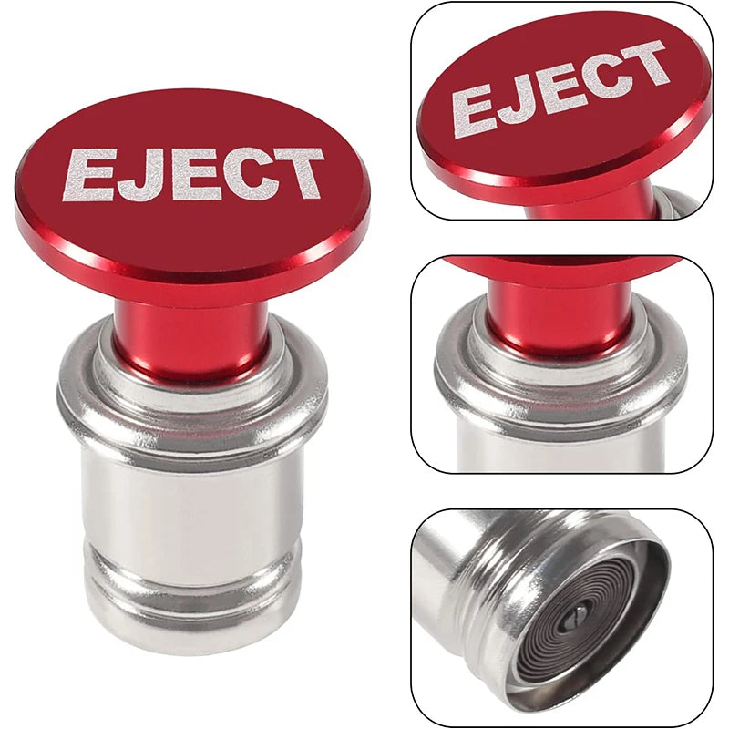 Pulsante EJECT Accendisigari per auto Alluminio anodizzato Accessorio di ricambio - immagine 6
