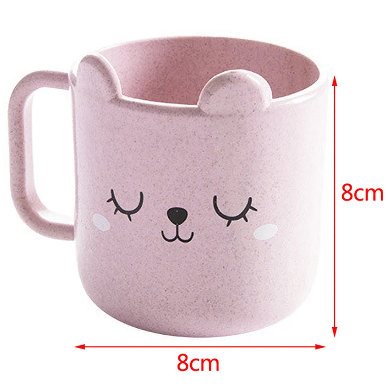 Cute Cat collutorio mug tazza per spazzolino da denti Home Travel Cartoon addensato Wash Cup tazze di plastica