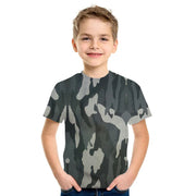 Abbigliamento per bambini Camouflage Colore Stampa 3D T-shirt Ragazzi Ragazze 2-10 - immagine 11