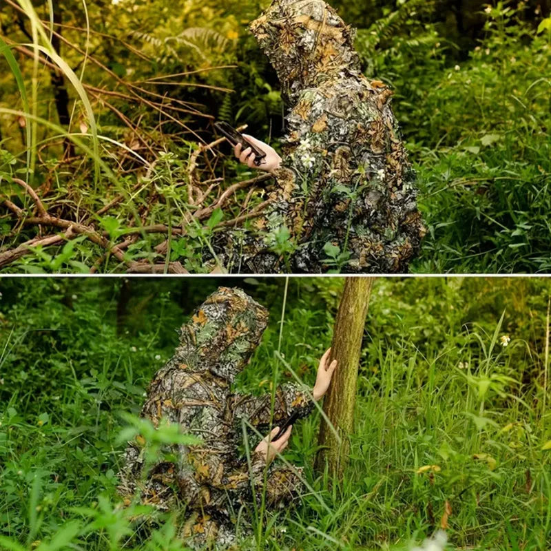 Tuta Mimetica 3D per Caccia e Allenamento all'Aperto - immagine 3