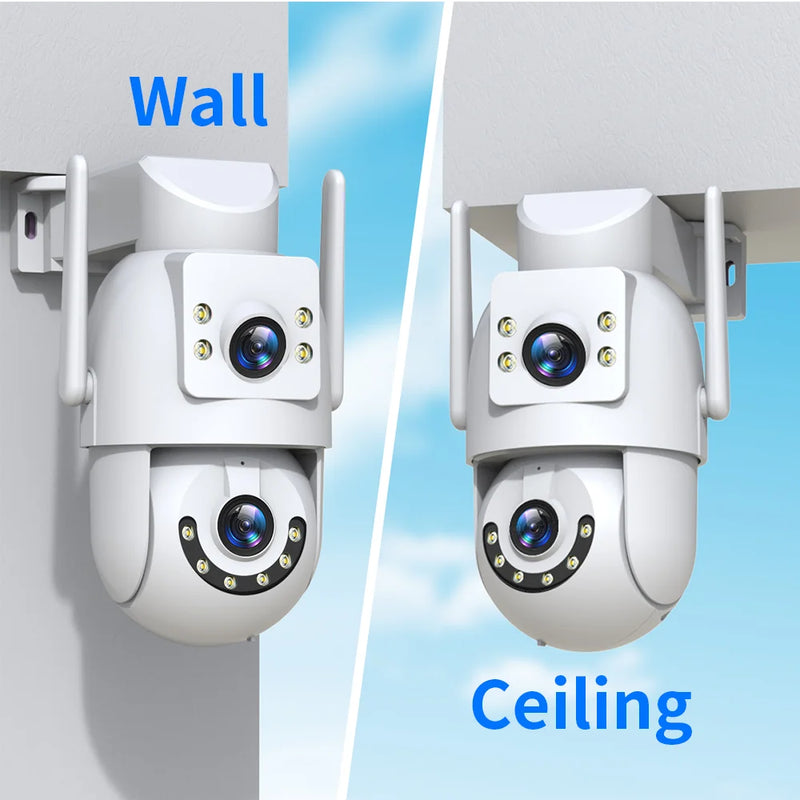 Jooan 4K 8MP HD Wifi PTZ Telecamera Esterna 5G Dual Lens Telecamere IP - immagine 6