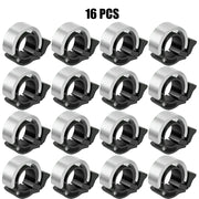 Campanello per Bicicletta in Lega da 2/4/8/16 Pezzi - 16 Pcs Silver - immagine 20