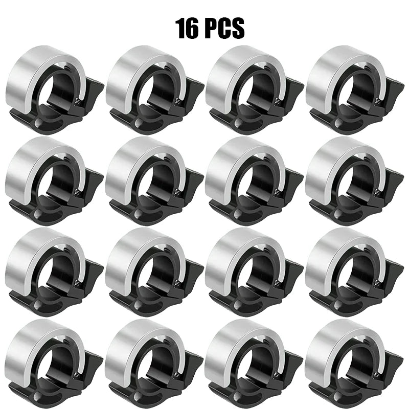 Campanello per Bicicletta in Lega da 2/4/8/16 Pezzi - 16 Pcs Silver - immagine 20