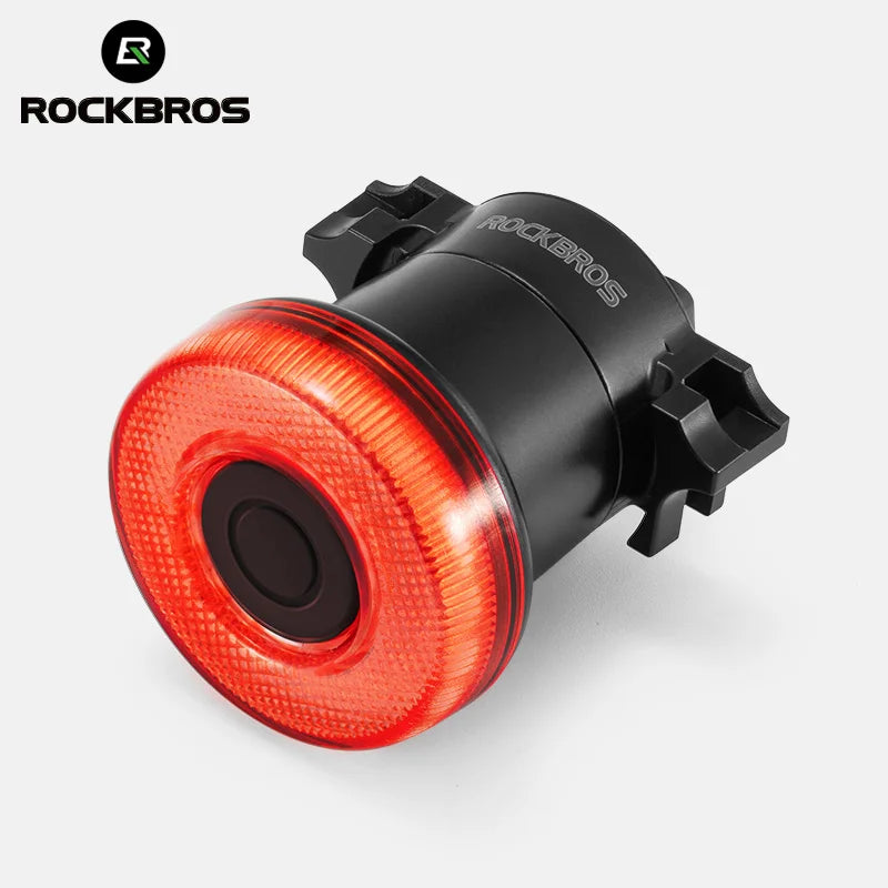 ROCKBROS Fanale posteriore per ciclismo Smart Brake Impermeabile in alluminio