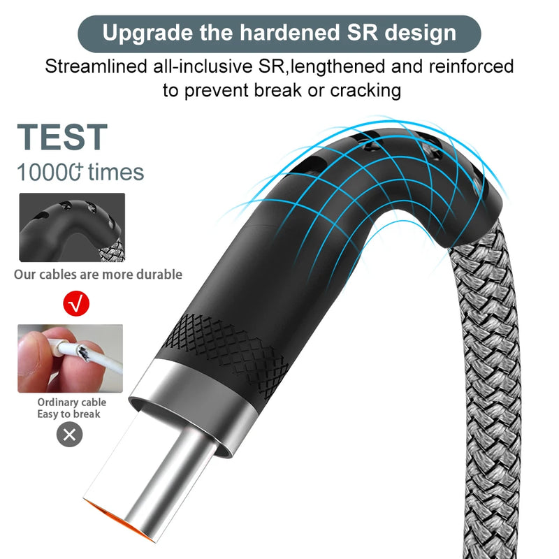 Cavo di ricarica Super veloce USB tipo C da 5 metri per Huawei USB C 3m cavo di ricarica esteso da 8 metri per fotocamera Samsung Xiaomi OnePlus - AliExpress 202192403