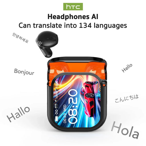[Tela Ultra HD] Auricolari HTC NE20 Bluetooth V6 TWS Cuffie wireless sportive