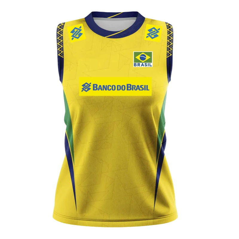-27 Maglia Senza Maniche da Pallavolo Brasile Estiva Uomo Donna Traspirante Canotta - immagine 7