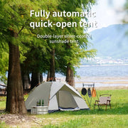 Tenda da Campeggio Automatica 3-4 Persone – Apertura Rapida Impermeabile e Anti-UV - Campeda
