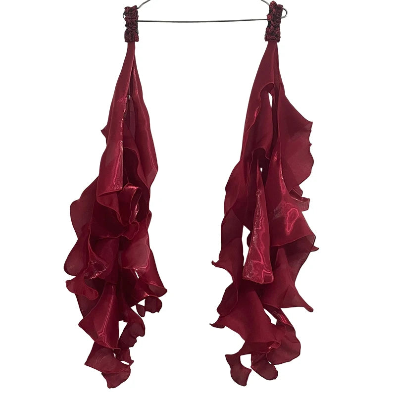 1 paio di nastri da polso eleganti e fluidi 75 cm per danza - immagine 9