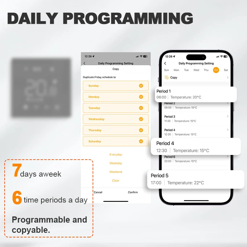 Termostato WiFi intelligente Zigbee Tuya Caldaia a gas acqua Alimentazione Regolatore di temperatura wireless alimentato a batteria Alexa Google Home Alice
