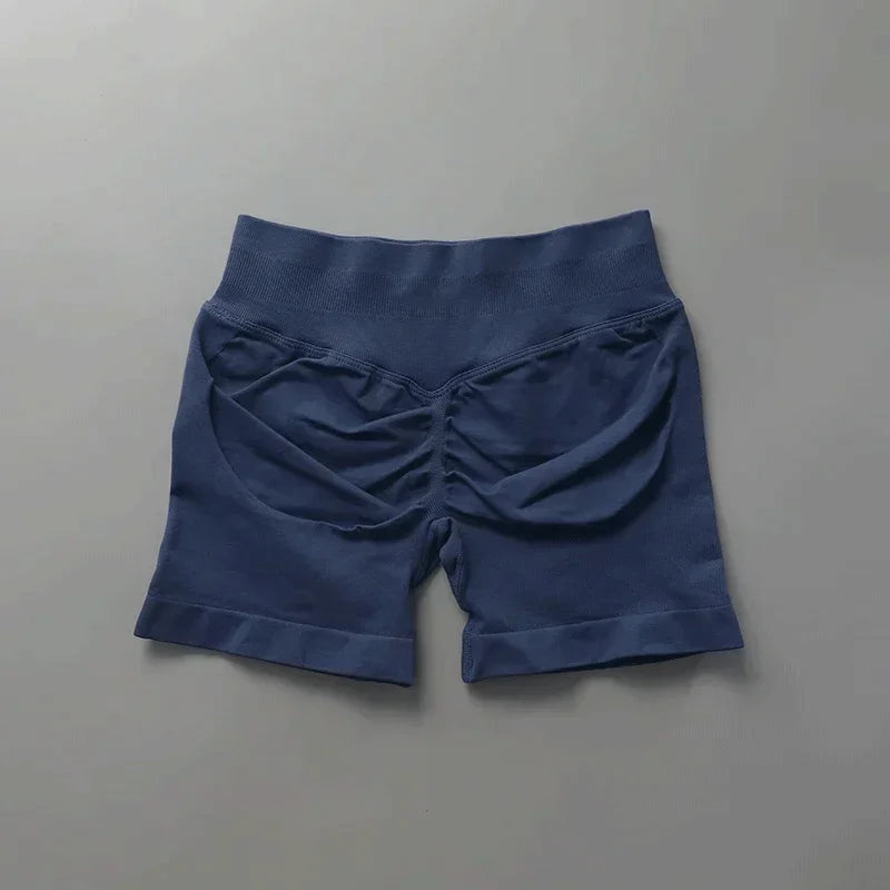 Pantaloncini da Yoga per Fitness | Pantaloncini sportivi da donna da 4,5 pollici per corsa ed esercizio, alternativa di qualità ai marchi più famosi, abbigliamento da palestra senza cuciture modellante.