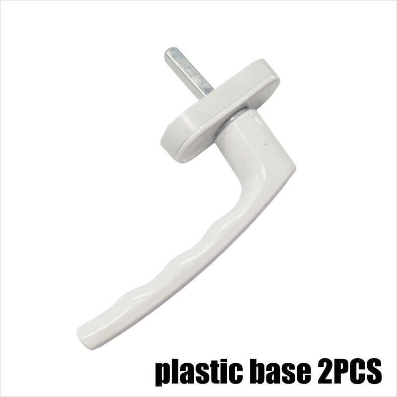 Maniglia per Finestra in Lega Durevole Acciaio e Plastica - plastic base 2PCS - immagine 4