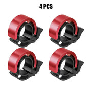 Campanello per Bicicletta in Lega da 2/4/8/16 Pezzi - 4 Pcs Red - immagine 14