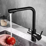 Rubinetto da Cucina per Acqua Filtrata Purificatore – Doppia Maniglia Lavello