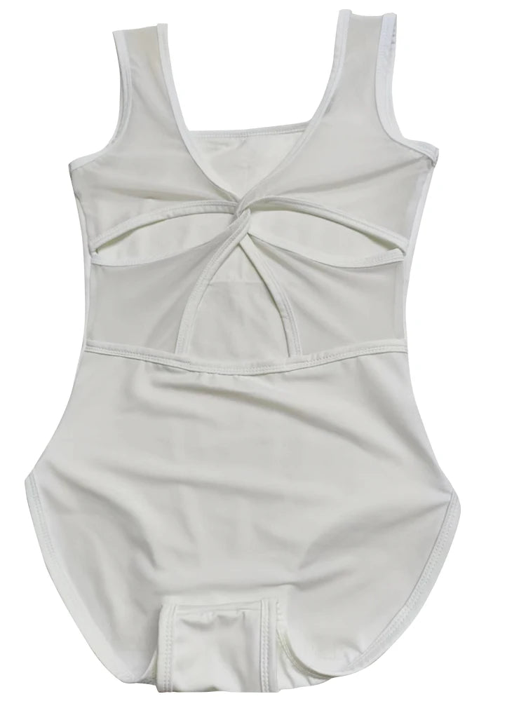 Body da balletto donna Manica a tromba ballo Colletto alla coreana Maglia pieghe - immagine 7