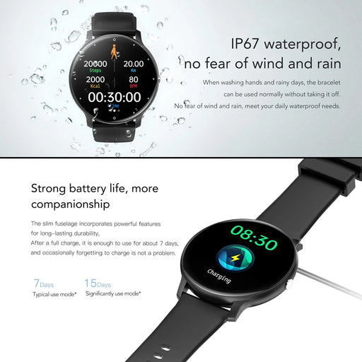 Smartwatch Ultra-Sottile per Uomo 100+ Modalità Sportive - immagine 2