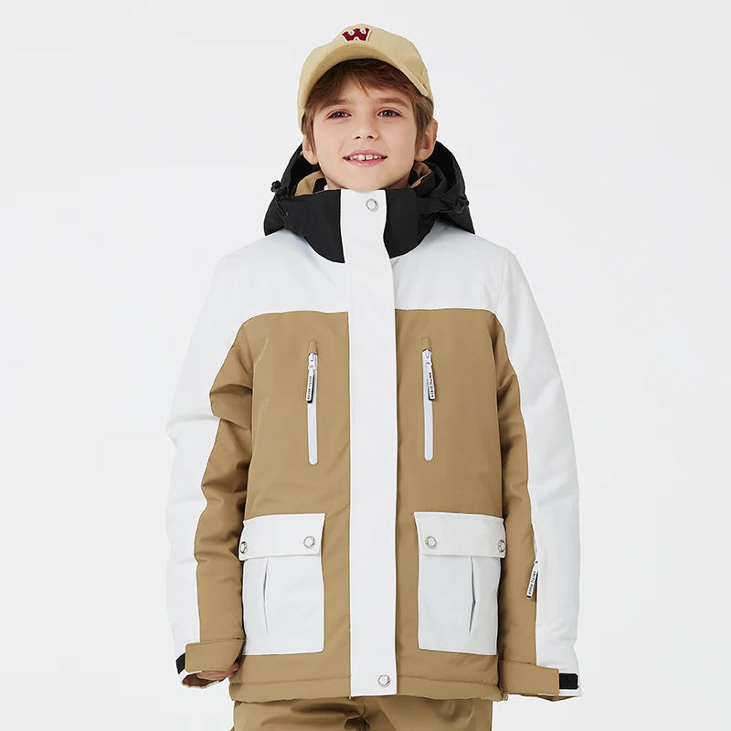 -30 Tuta da neve per bambini Set di abbigliamento snowboard - immagine 6