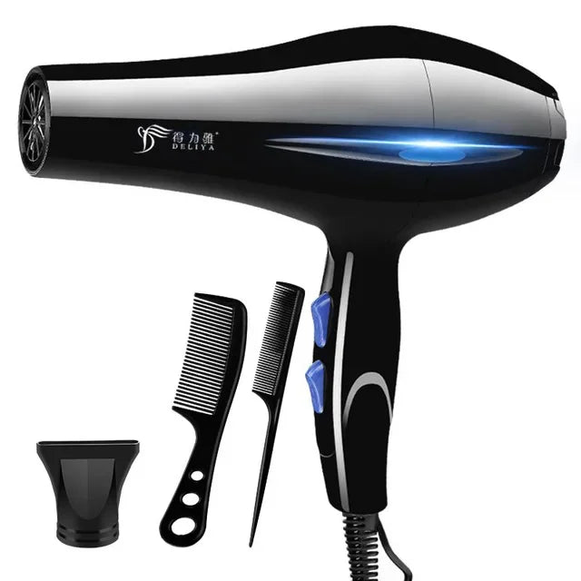 2200W Hair Dryer Powerful Professional Hair Dryer Fast Heating Hot and Cold Adjustment Ionic Hair Dryer with Air Collection