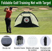 Rete da golf 2m x 1 4m allenamento – tappetino battuta - immagine 4