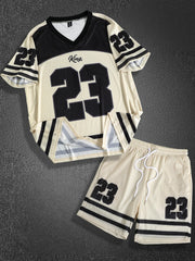Completo da Uomo Stile Maglia Rugby Vintage - immagine 2