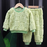 Pigiama Autunno Inverno per Bambini e Bambine Abbigliamento da Casa a Maniche Lunghe - immagine 7