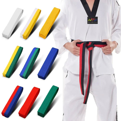 Cintura Arti Marziali Professionale – Karate, Judo, Taekwondo & Jiu Jitsu (Vari Colori e Taglie) - Campeda