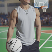 Canotta da palestra estiva uomo Abbigliamento allenamento fitness Camicia senza - immagine 11