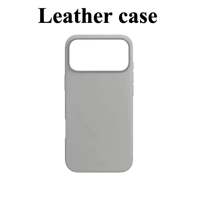 Per Apple Custodia in pelle Magsafe per IPhone 17 Pro Max 17 Air Custodia con ricarica wireless Cover magnetica 16 Pro Max con scatola