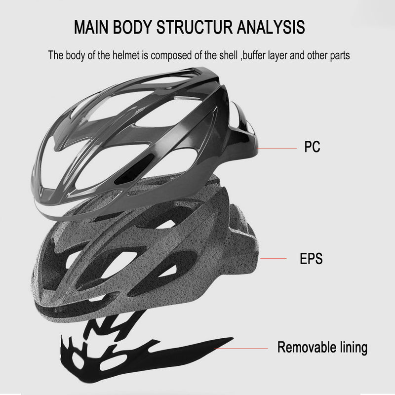 Casco Ciclismo Ultralight PJT – MTB, Strada e Skate con Ventilazione e Protezione EPS