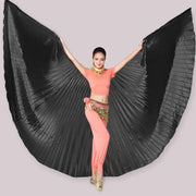Ali d'Oro per Danza del Ventre Attrezzatura Spettacoli - Black Back Not Open - immagine 3