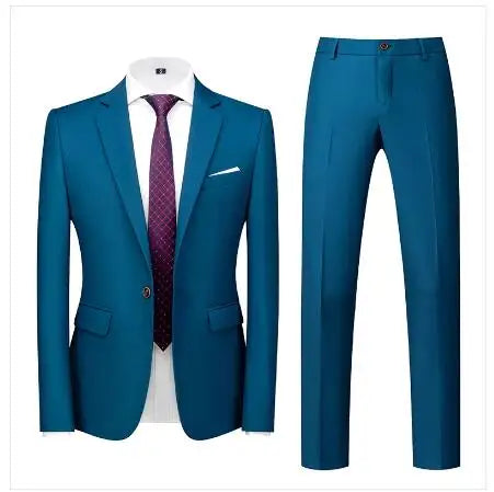 22 colori monopetto abiti da sposa formali abbigliamento uomo moda semplice Business - immagine 14