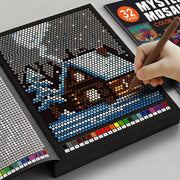 Libro da Colorare con Mosaici Misteriosi: 32 Pagine di Pixel Art per Adulti - immagine 6
