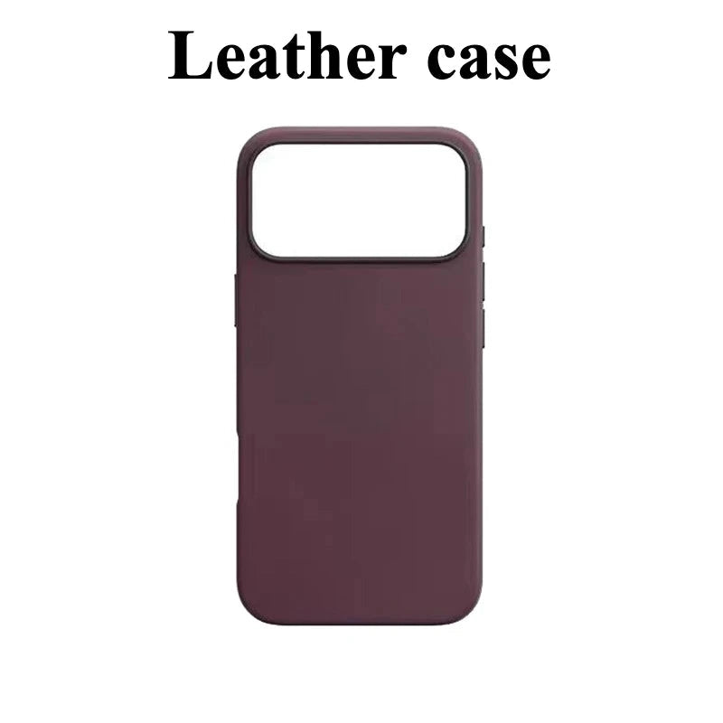 Per Apple Custodia in pelle Magsafe per IPhone 17 Pro Max 17 Air Custodia con ricarica wireless Cover magnetica 16 Pro Max con scatola