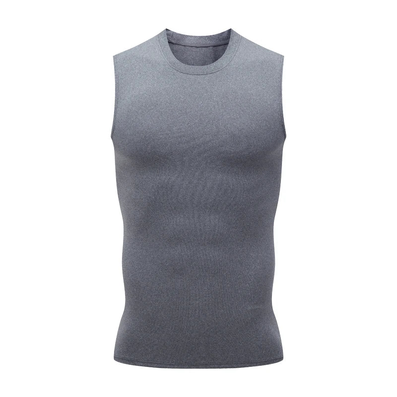 Canotta a compressione uomo SONECHOKI – maglia palestra senza maniche, traspirante e ad asciugatura rapida, fitness bodybuilding - Campeda